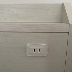【4月6日以降お渡し】ニトリ 収納付き シングル ベッド フレームの画像