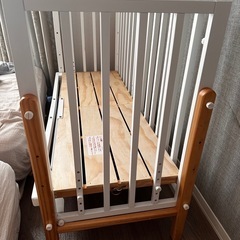 そいねーるベビーベッド　マットレス、布団セット付の画像