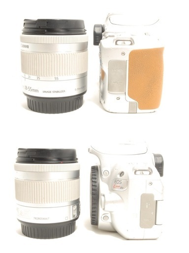 Canon Kiss X9 レンズキット 18-55mm IS STM シルバー Wi-Fi転送 元箱あり 銀 画面反転 自撮り リモ