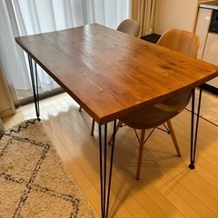 LOWYAダイニングテーブル&イス2脚セット