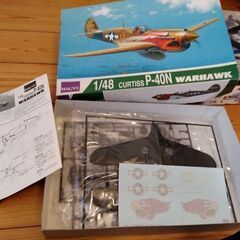 戦闘機プラモデル ３個の画像