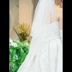 結婚式　ベールの画像