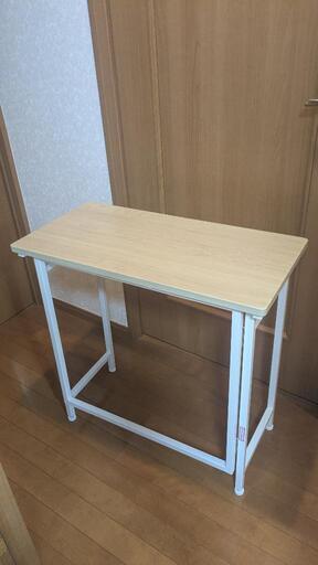 折りたたみ デスク 山善 YAMAZEN 幅72×奥行36×高さ70cm コンパクト 勉強机