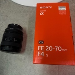 SONYのレンズ sel2060gとsel70200gⅡの画像