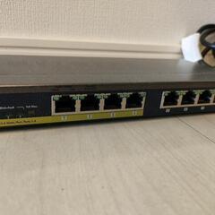 NETGEAR GS108P  PoE対応ギガビット8ポートスイッチ Hubの画像