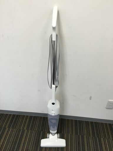 ♪Nsimple スティッククリーナー NTR14S WH 掃除機 全長120㎝ ホワイト 動作確認済 中古 (NF250316) Zi-1917