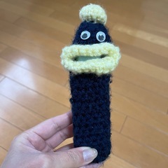 受注制作可能！アイコスケース　パクパクモンスター　編み物 ハンド...