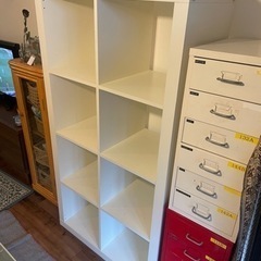IKEA 棚　シェルフ　白　KALLAXの画像