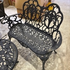 椅子・テーブルセット　お庭用の画像