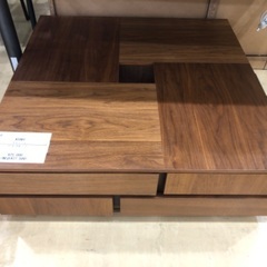 【軽トラック貸出サービス有】ATORI センターテーブル　キズ有　木製　ブラウン