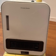 セラミックファンヒーター　YUASA YA-S1200N(WH)...