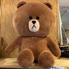 LINE オフィシャル BROWN ブラウン 超特大ぬいぐるみ ...