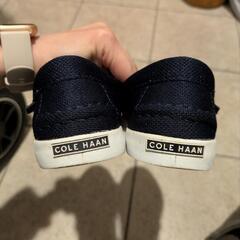 COLE HAAN コールハーン　ナンタケット ニット　ローファー　ネイビーの画像