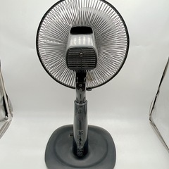 三菱MITSUBISHI扇風機 ブラック 黒 リビング扇 3段階風量 タイマー付き コード式 空調家電の画像