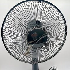 三菱MITSUBISHI扇風機 ブラック 黒 リビング扇 3段階風量 タイマー付き コード式 空調家電の画像