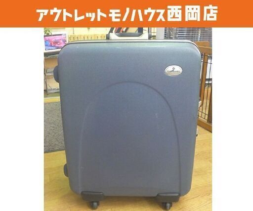 サムソナイト キャリーケース 4輪 3桁ダイヤル カギ付き ネイビー Samsonite 旅行 西岡店