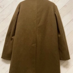 婦人 レディース ウールコート ブラウン服　ファッション コート の画像