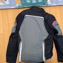 Alpinestars バイクジャケット (Mサイズ) + バックプロテクター付き、中古の画像