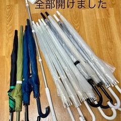決まりました！傘とモップまとめて＋H&M140センチジャケット