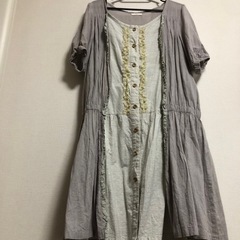 ワンピース、ひんやりカーデガンセットの画像