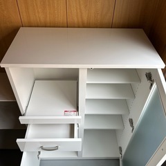 レンジボード_ニトリ_コパン T 80MRB WH_2023年製＊西小倉駅から車で５分＊【早い方優先☆*:.｡. 】の画像