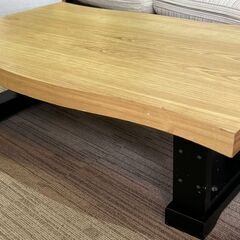 家具 テーブル 座卓テーブル 一枚板 和風 ローテーブル ちゃぶ...