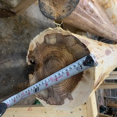 杉　丸太　梁　柱　ガーデニング　DIYの画像