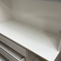 【リサイクル市場エコ伊川谷】NITORI / ニトリ キッチンボード レジューム120-2TF-H 食器棚【取りに来られる方限定】の画像