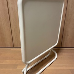 【値下げ！】IKEA 折り畳みローテーブル　白の画像