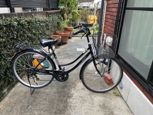 26インチ　ギア付き　自転車.