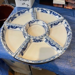 【引き取り限定】中古品　オードブル皿　レトロ　