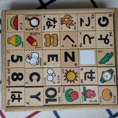 文字積み木の画像