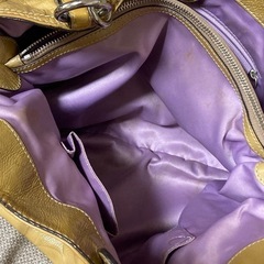 coach エナメルバッグ の画像