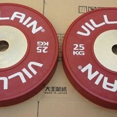 25kg 2枚 VILLAIN ヴィラン バンパープレートの画像