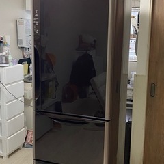 HITACHI ブラウン冷蔵庫2014年製