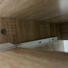 キャスター付き、引き出し付き、テーブルの画像