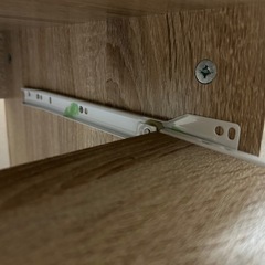 キャスター付き、引き出し付き、テーブルの画像