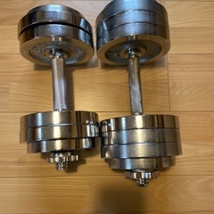 ベンチシートandダンベル 2個の画像