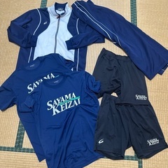 狭山経済高等学校　ジャージ上下　体操着２セット　全６点セット