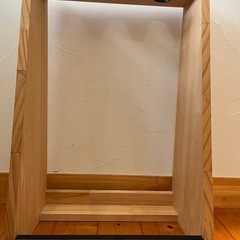 【決まりました】木製ウッドワークス釣竿収納