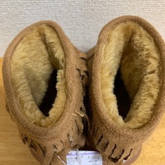15センチ　ムートンブーツの画像
