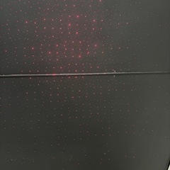 車内用　イルミネーション LED 3つ発光モード 投射ランプ ワイヤレスリモコン 車雰囲気ライト USB式 星の群れ【中古品】 の画像