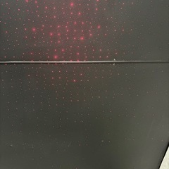 車内用　イルミネーション LED 3つ発光モード 投射ランプ ワイヤレスリモコン 車雰囲気ライト USB式 星の群れ【中古品】 の画像
