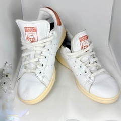adidas スタンスミス CP9702 22.5cm ホワイト×ピンクの画像