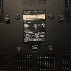 SHAPR AQUOS 液晶カラーテレビの画像
