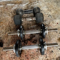 ベンチプレスセット(95kg)+ダンベル.5kg鉄アレイセットの画像