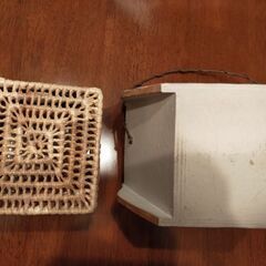 かご　鉢カバー　2点の画像