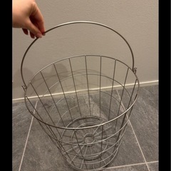メタルバスケット ランドリー 金属カゴ の画像