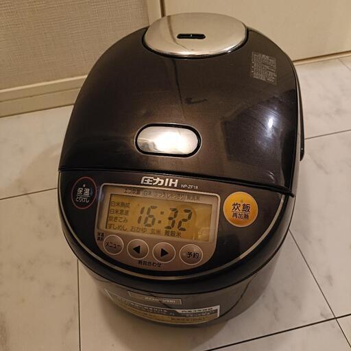 【象印】圧力IH炊飯ジャー NP-ZF18