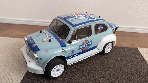 1/10RC フィアット アバルト 1000TCR ベルリーナ コルサ (MB-01シャーシ)とファインスペック2.4G 電動RCドライブセット